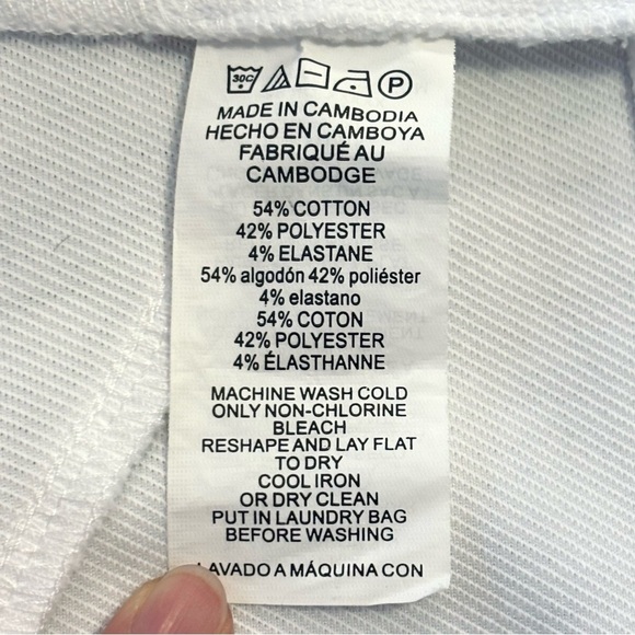 MICHAEL Michael Kors White Skinny Fit Pants Stretchy Size XL - Picture 5 of 5